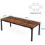 Unfinished Metal Base Dining Table-1108320022-1108320020