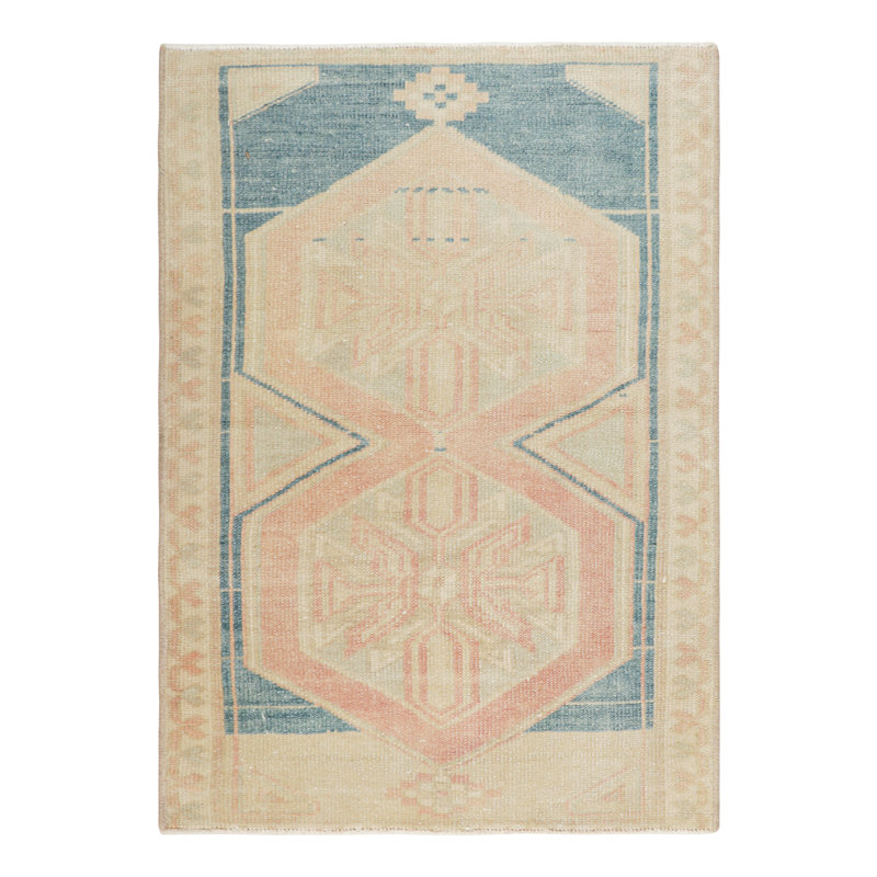 One-of-a-Kind 1'11x2'9 Hand Knotted Area Rug