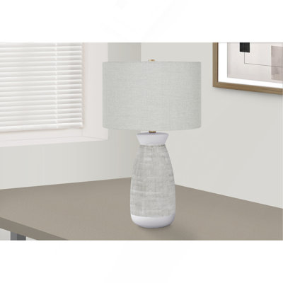 Lighting, Table Lamp, Ceramic, Shade, Contemporary