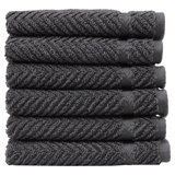 Ensemble de 6 serviettes de bain en coton turc Norah