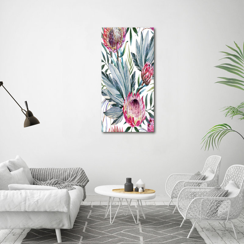 Protea - Wrapped Canvas Print