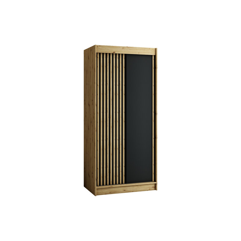 Kiker 2 Door Wardrobe, 200cm H x 100cm W x 62cm D