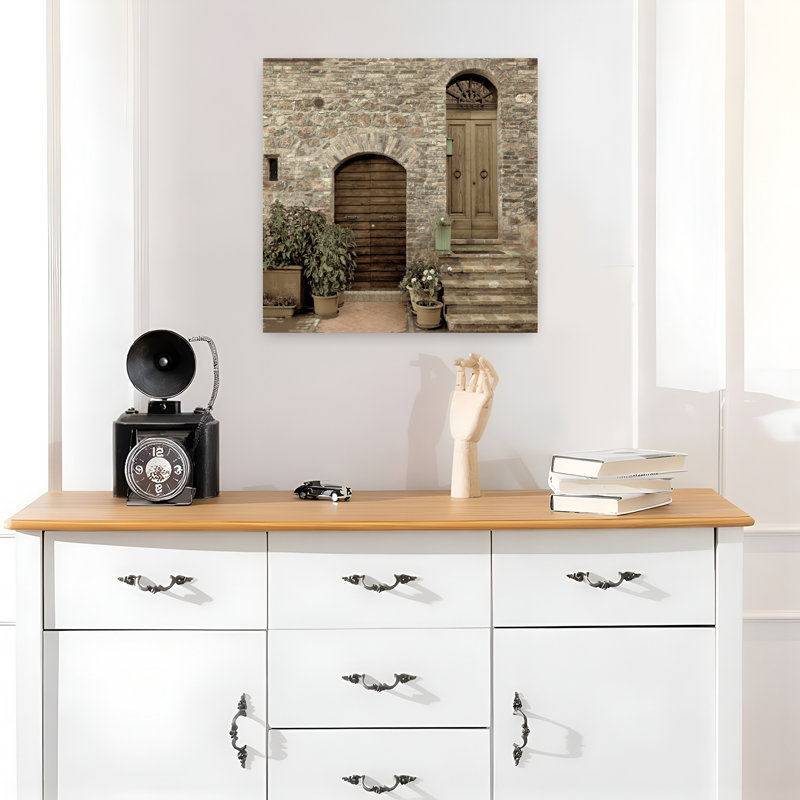 Toscane 14, art de l'architecture contemporaine, H 18 po x l 18 po