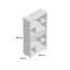 Bromo 190cm H x 100cm W Solid Wood Standard Bookcase