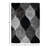 RugGuy Geometric Contemporary Area Rug - Black & Gray Diamond - for Living Room, Dining Room - 5'3" x 7'3" , Shed-Free, Easy to Clean-625246084-635325442