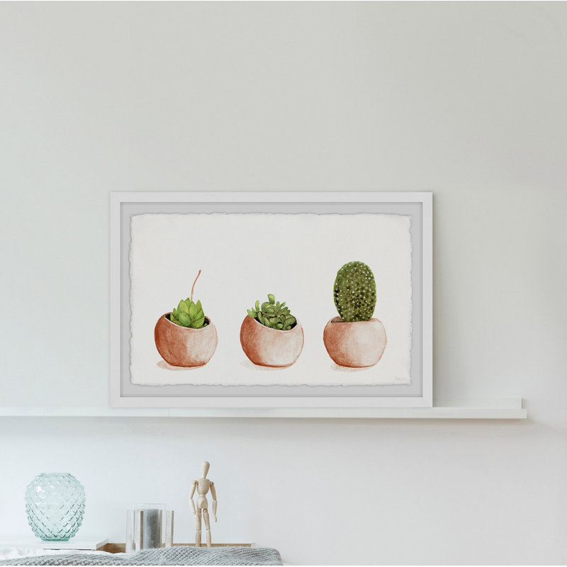 Copper Pots by Parvez Taj - Single Picture Frame Painting, 20 cm H x 30 cm W