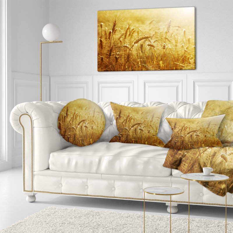 Coussin Golden Wheat Field