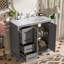 Meuble-lavabo moderne 36 po avec lavabo en céramique 36 po-1215103395