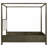 Dark Cocoa Canopy Bed