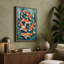 Koi Among Waterplants Japandi 1 Piece Wrapped Canvas Wall Art-1674822441-1674822462