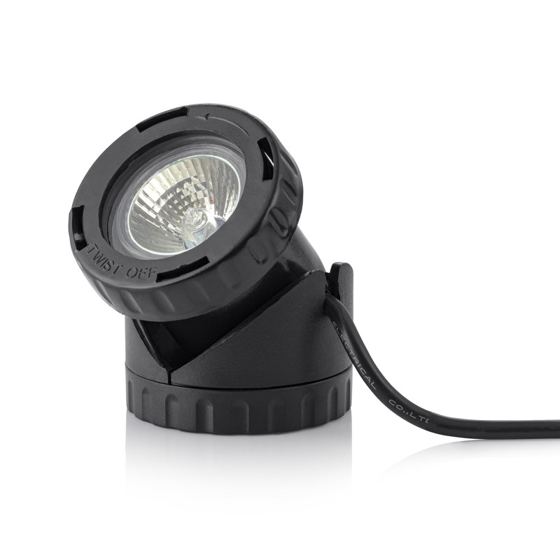 Black Plug-in Integrated LED Spotlight, No Transformer, 10 Watt, 1 Light