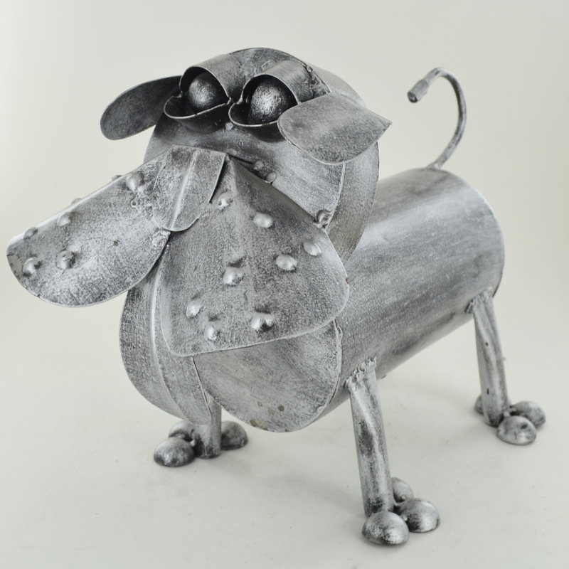 Alia Animals Weather Resistant UV Resistant Rust Resistant Metal Garden Statue