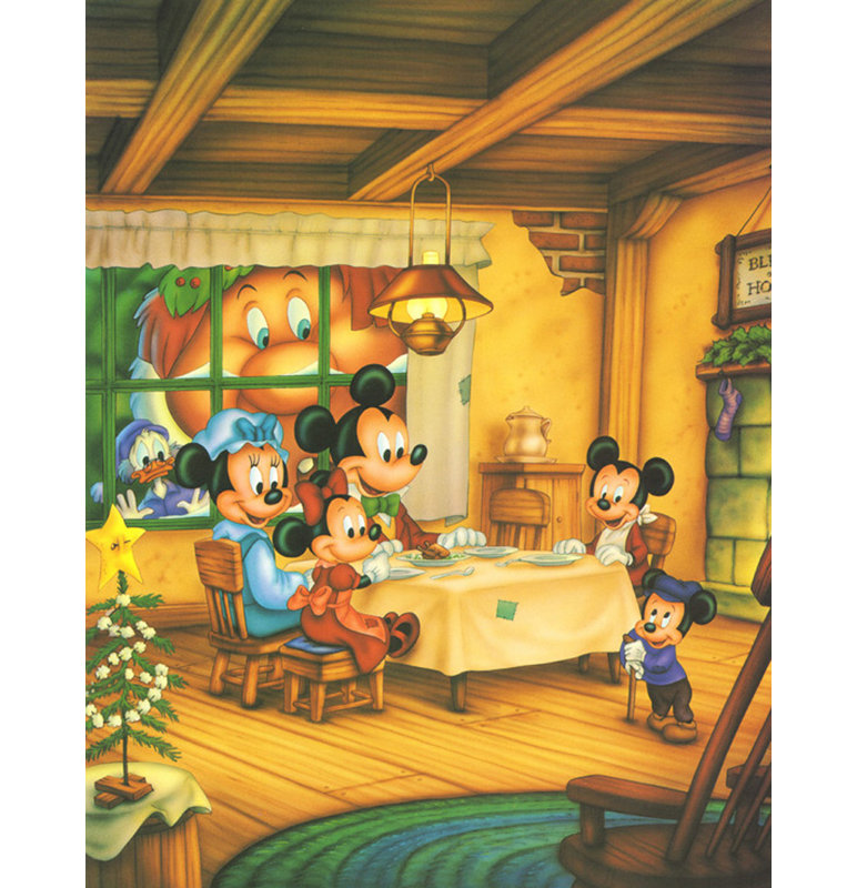 Mickey's Christmas Carol, 36" H x 28" W