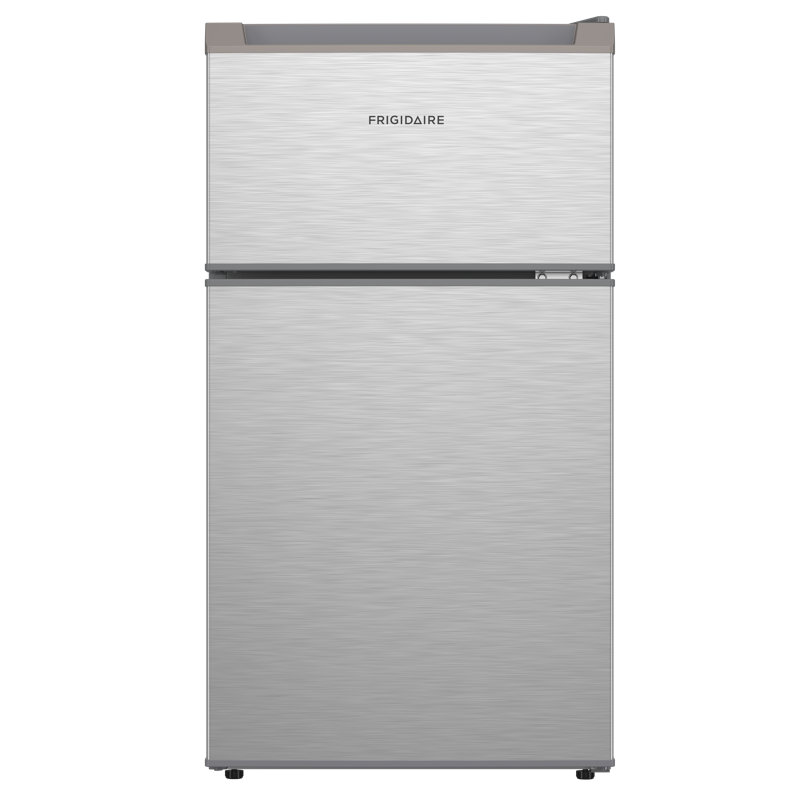 Frigidaire 3,1 pieds cubes Pi. Réfrigérateur rétro compact, mini réfrigérateur 2 portes avec ouvre-bouteille latéral intégré