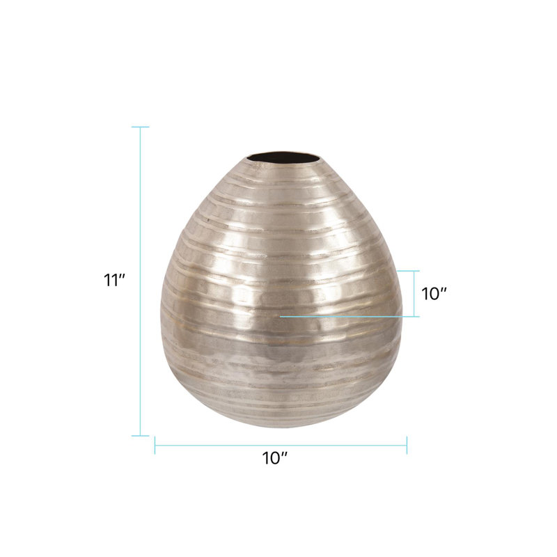 Aluminum Table Vase