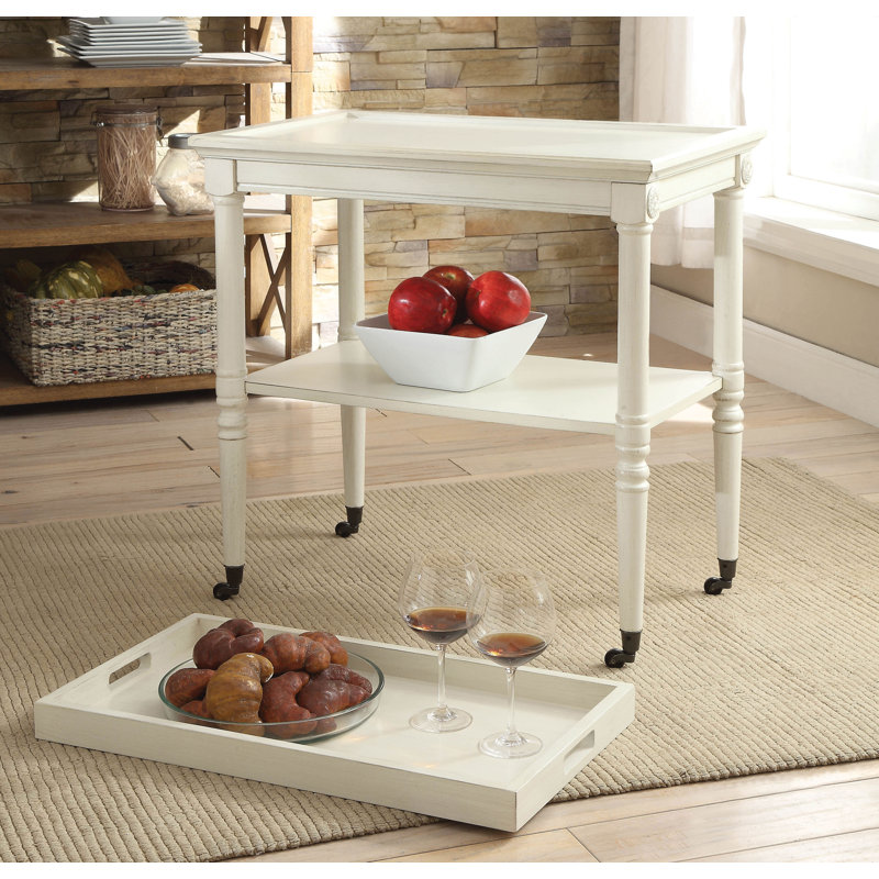 Table de bout plateau Ortiz, Blanc antique
