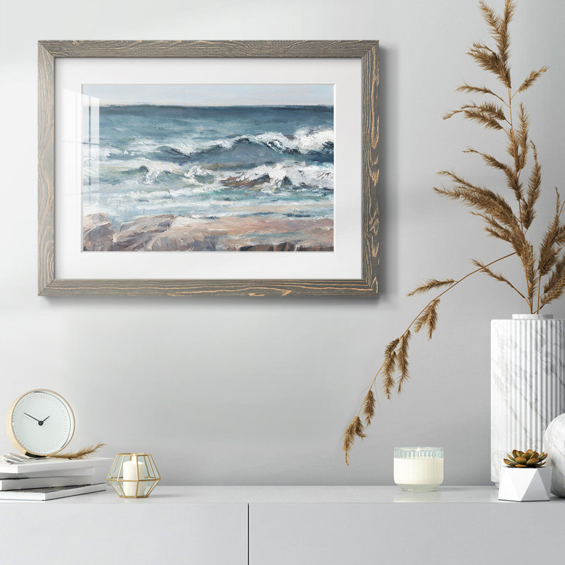 Ocean Breakers II, Gris, 28" H x 42" W