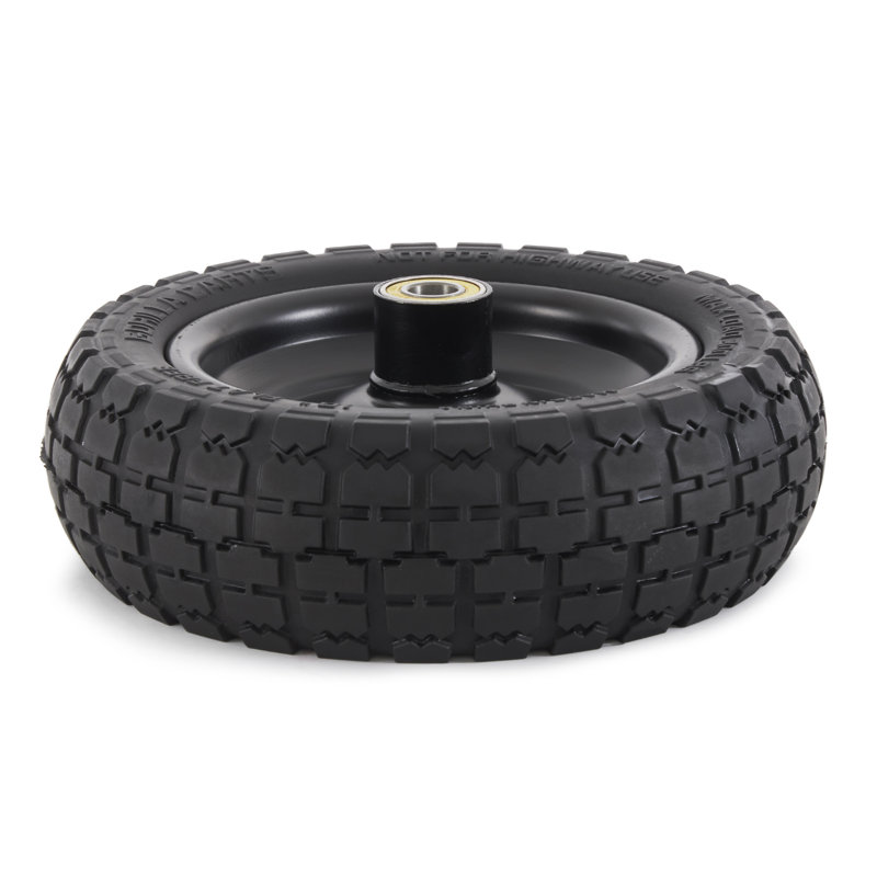 Replacement Tire For Utility Cart, 10" H x 10" W x 10" D