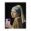 Fille avec téléphone, toile par Master Redux-520449296