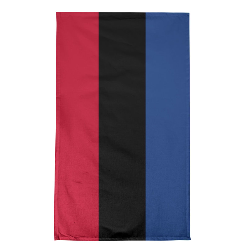 Stripe Tea Towel Kitchen Towel, Red/Black/Blue Los Angeles Basketball, Cotton