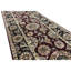 Manchuria Wool Oriental Area Rug in Black/Wine