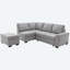 Canapé modulaire 2 pièces Valcius