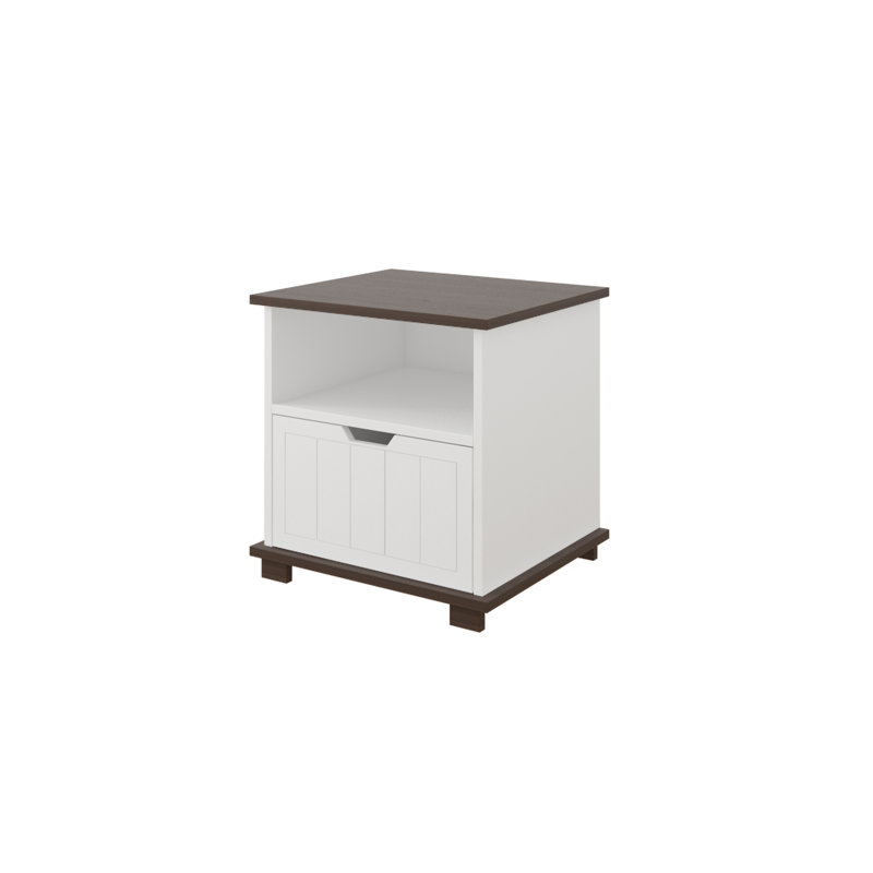 Paulding 1 Drawer Nightstand, Walnut