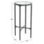 Jessa Forged Metal Tall Round End Table-2072856882