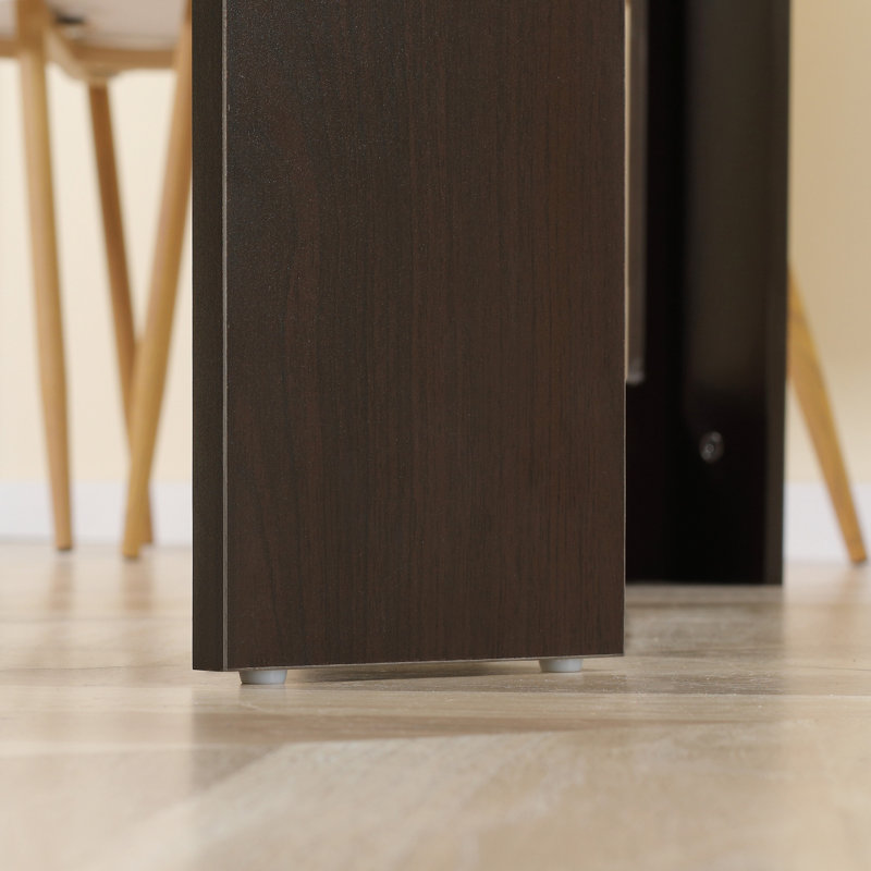 Table de salle à manger pliable, extensible pouvant accueillir 6 à 8 personnes, Brun foncé