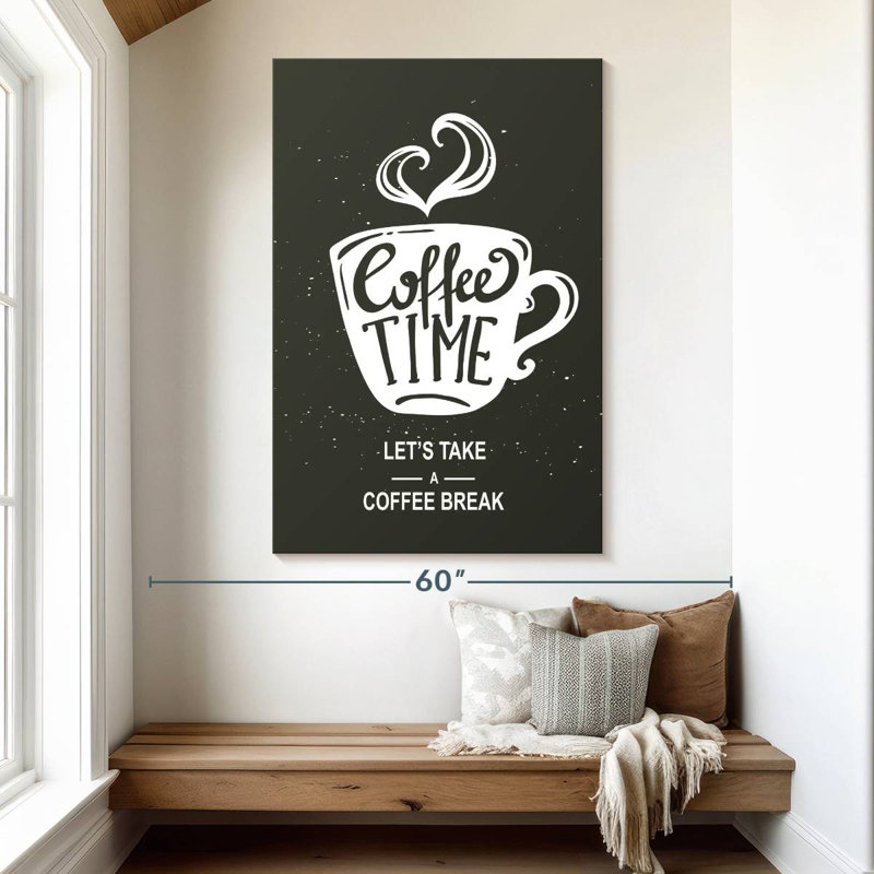 Tergel Let's Take A Coffee Break, 51" H x 34" W