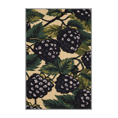  Tapis lavable fruits mûres
