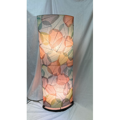 Lampe sur pied à colonnes 39 "faite à la main multicolore