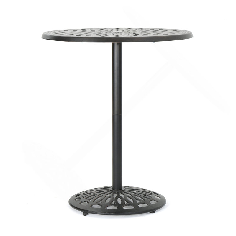 Cast Aluminium 35'' ROUND BAR TABLE