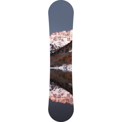 Winter Maroon Bells IV Print by David Brown