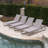 Roberson Outdoor Metal Chaise Lounge Set