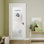 Porte de buanderie Porte standard en bois manufacturé en verre massif