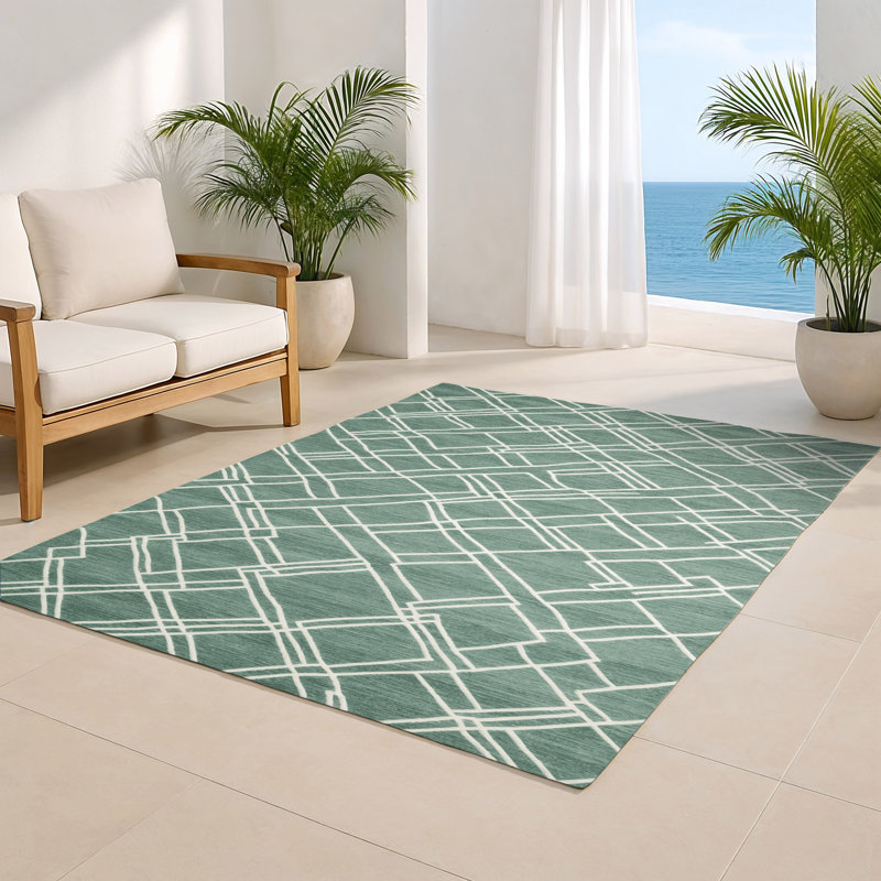Tapis vert intérieur et extérieur Trellis, Rectangulaire 2 pi x 3 pi