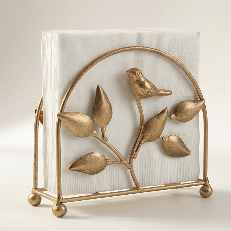 Porte-serviette Bird and Leaf