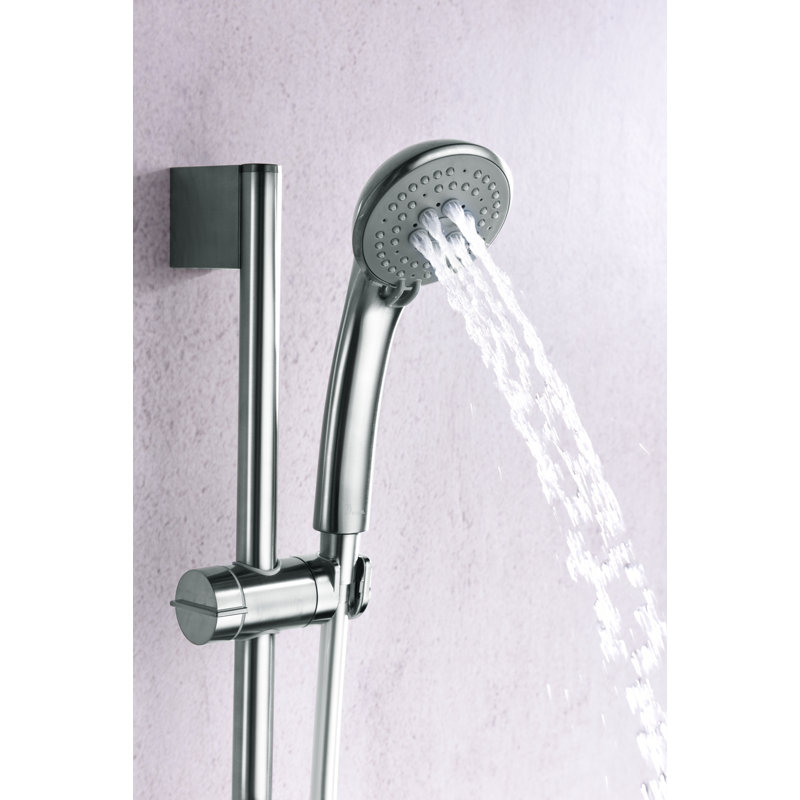 Everglades Series Complete Shower System with Rough in-Valve, Chrome
