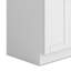 Kyle - Armoire à linge 24 po avec robinet et évier en acier inoxydable - blanc