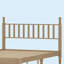 Lit plateforme en bois avec tête de lit en forme de gourde, lit plateforme de style rétro avec support à lattes en bois-124338082-125283107