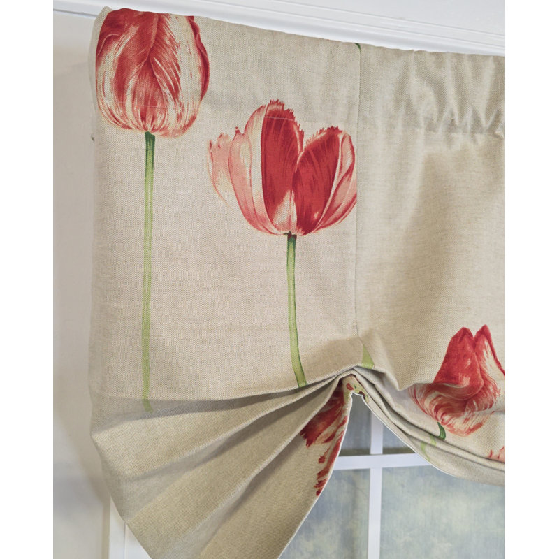 La Tulipe Butterfly Valance, Beige