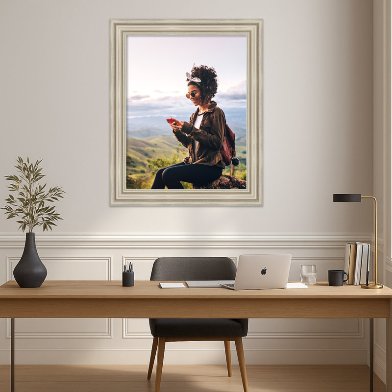 Sierra Wood Picture Frame, 22x28, Sierra Silver