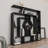 Okane 52" H x 52" W Geometric Bookcase-1172962698