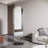 Light luxury full-length mirror, floor-standing rotating dressing full-length mirror