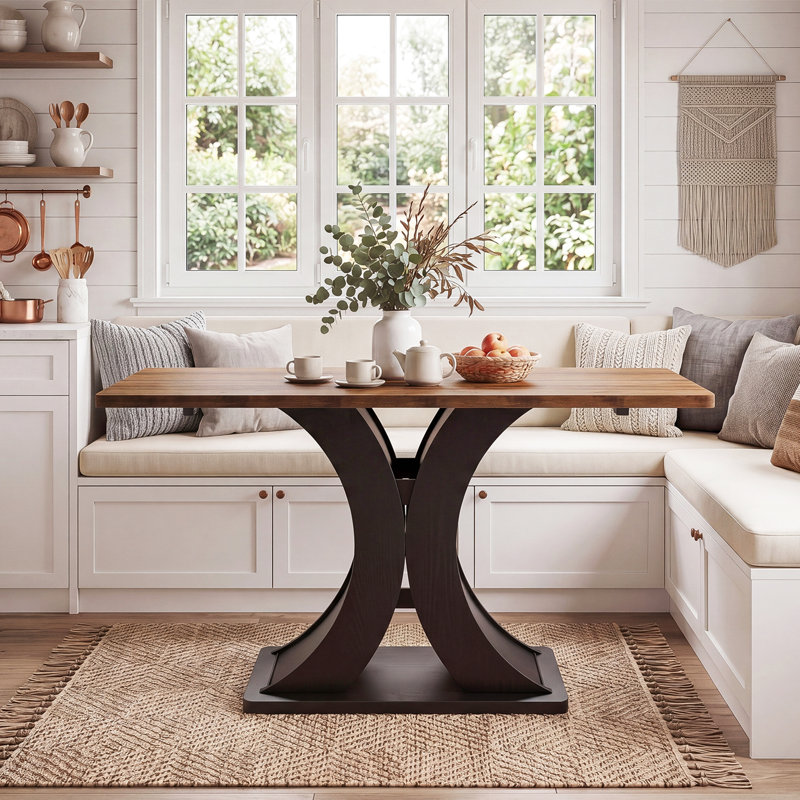 55" Dining Table For 4-6 People