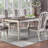 Transitional  Pc Dining Table W X Leaves Top Rectangle Table Kitchen Dining Room