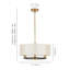 Luminaire suspendu cylindrique à 3 lumières