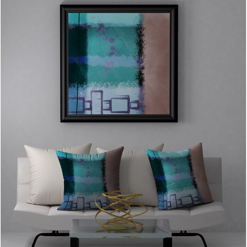 Housse de coussin carrée/insert, 20 po X 20 po