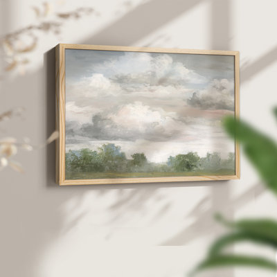 Pastel Monring Sky -Framed Print - Restickable